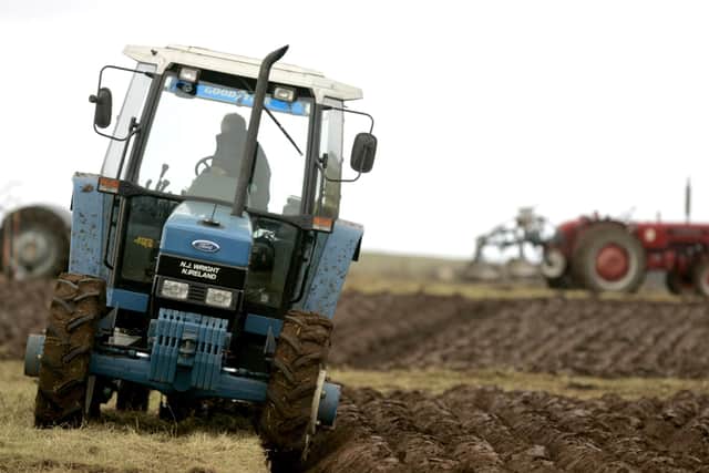 N J Wright from Magherafelt pictured at the Ballycastle and District New Year’s Day ploughing Match in January 2011. Picture: Kevin McAuley Photography Multimedia
