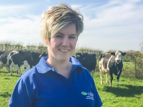 Zara Morrison is a Dairy Adviser at the College of Agriculture, Food and Rural Enterprise based at Coleraine