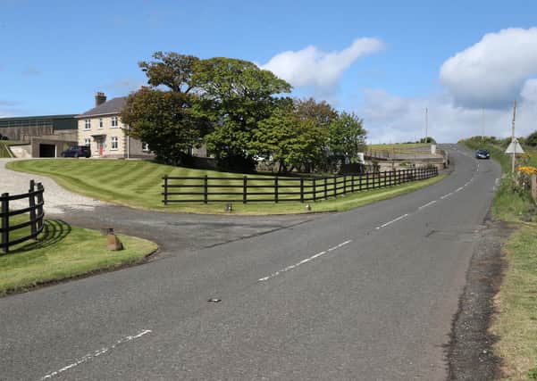 General view of the scene where a mother and daughter were killed in a road crash on the Whitepark Road, just outside Ballycastle, County Antrim.

 (Photo: Presseye)