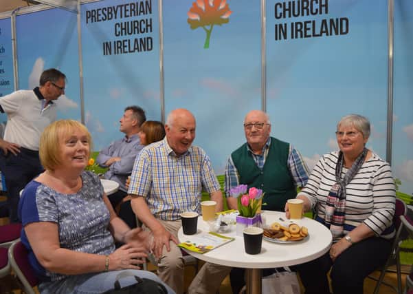 Visitors to the stand in 2019