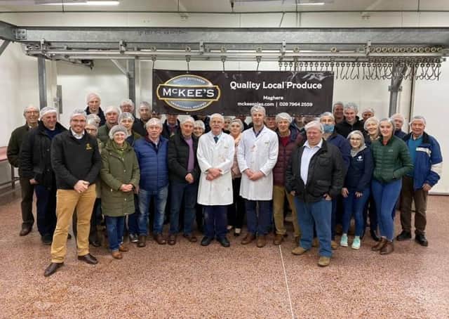 South-Londonderry UFU Group Members at McKees Butchers visit