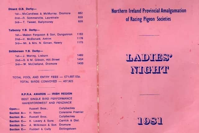 NIPA Ladies Night programme cover for 1981.