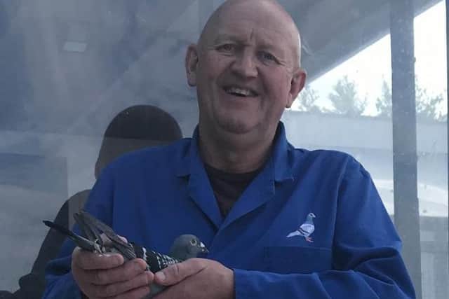 The Master Ronnie Williamson - Newry & Dist HPS - Pictured proudly displaying Champion Lucky Strike - 1st Open NIPA Gowran Park