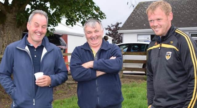 Tommy Feeney pictured with fellow Suffolk sheep breeders. Image courtesy of Suffolk Sheep Society South of Ireland
