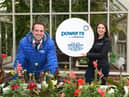 YFCU president Peter Alexander and Amy Bennington, commercial marketing manager at Power NI launch the YFCU floral art competition.The floral art competition registration is now open and registration closes beginning of November. This year, competitors will have one hour to put together a display with the theme of ‘Twist and Turn’