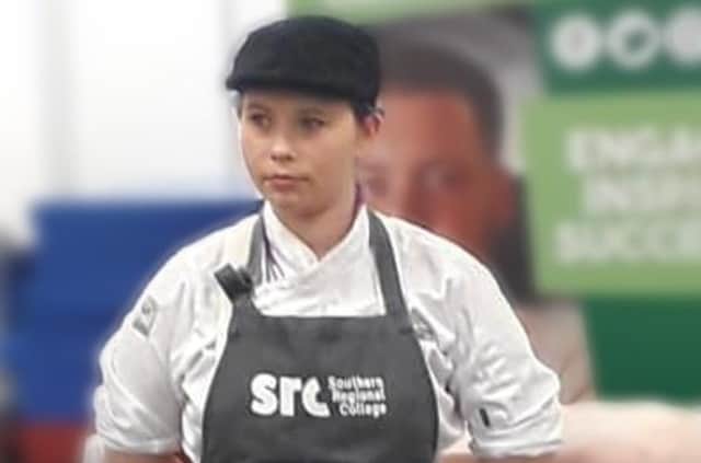 Codie-jo Carr will be competing in the butchery finals next month.