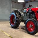 The Tricked-Out Tractors team set about restoring this Lamborghini DL 25. Image: BBC Tricked-Out Tractors