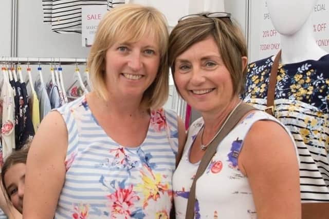 A funeral service will be held at 2pm today for Pamela Johnston, right, who sadly passed away in hospital on Sunday. Image: Armagh County Show.