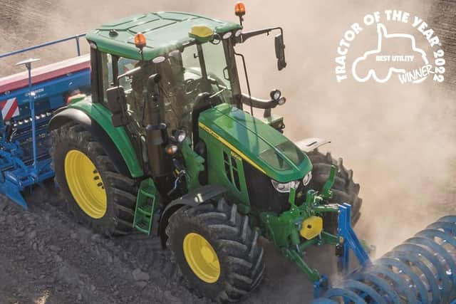 Best Utility - John Deere 6120M AutoPowr. Image: Tractor of the Year.