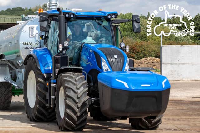 Sustainable Tractor of the Year - New Holland T6.180 Methane Power. Image: Tractor of the Year.