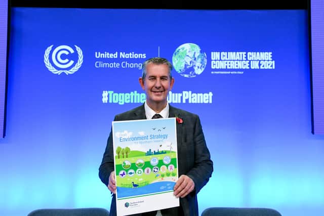 Environment Minister Edwin Poots MLA launched a consultation on Northern Ireland’s first Environment Strategy at COP26.  The Strategy will set out NI’s environment priorities