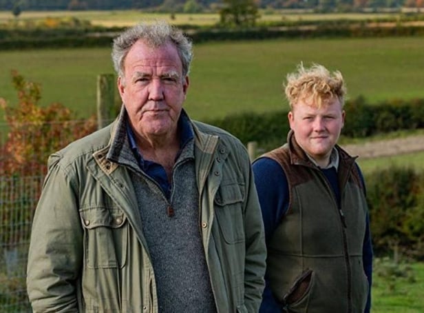 Jeremy Clarkson and Kaleb Cooper in Clarkson's Farm (2021). Image source: IMDB