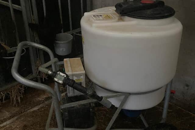A milk cart with dispenser and power mixer can dramatically improve labour efficiency.