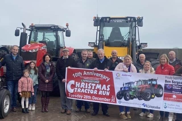 Organisers pictured at the launch of the 10th annual Livingstone Tractor run