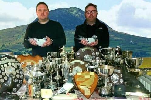 Anthony & Norman - A & N Lewis - Doagh & Dist - pictured with their awards won in the 2021 season