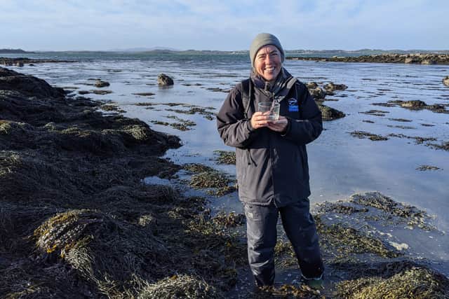 Christine Picton, seabed and shore surveyor, who features in The Chronicles of Strangford, beginning on BBC One Northern Ireland, Monday 17 January at 7.30pm