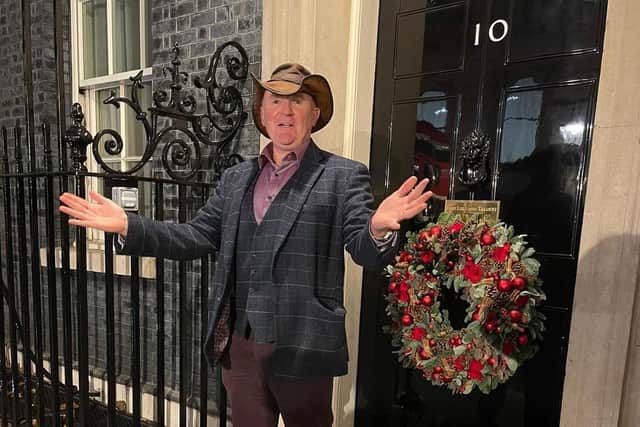Alistair Bell at Number 10 Downing Street London. Picture Supplied by McAuley Multimedia
