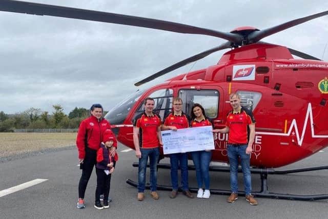 In June Derg Valley YFC held their annual Matthew Gordon Memorial Tractor Run with over 70 tractors completing the run and a fantastic £1,440 was raised for Northern Ireland Air Ambulance