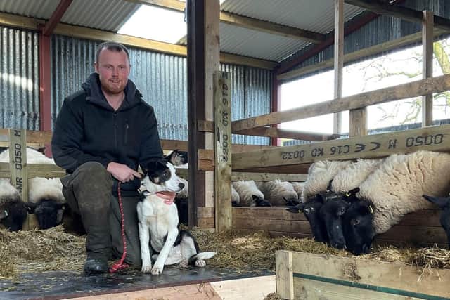William Egerton, one of the new Sheep Grassland Management Technology Demonstration Farmers, pictured on his home farm.