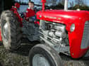 Two-year-old Patrick Leech from Dromore on a Massey Ferguson 35 at the Glenavy and District Vintage Car Rally which was held in March 2007. Picture: Colm O’Reilly/Ulster Star archives