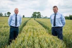 Fane Valley’s Stephen Bell - Technical Support Manager and Jonathan Dunn,  Agronomy & Forage Services Manager (right)