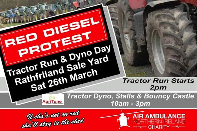Image: Facebook/Red Diesel Protest Tractor Run & Dyno Day