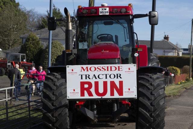 Mosside Tractor Run was held on Saturday to raise funds for the Air Ambulance NI