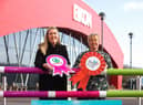 Bronagh Luke, Head of Corporate Marketing at Henderson Group is pictured with Vickie White, Business Development Executive, RUAS. SPAR NI is returning as Platinum Sponsor of the 2022 Balmoral Show for the 11th year, when The Show returns to Balmoral Park from the 11 â€“ 14 May 2022.