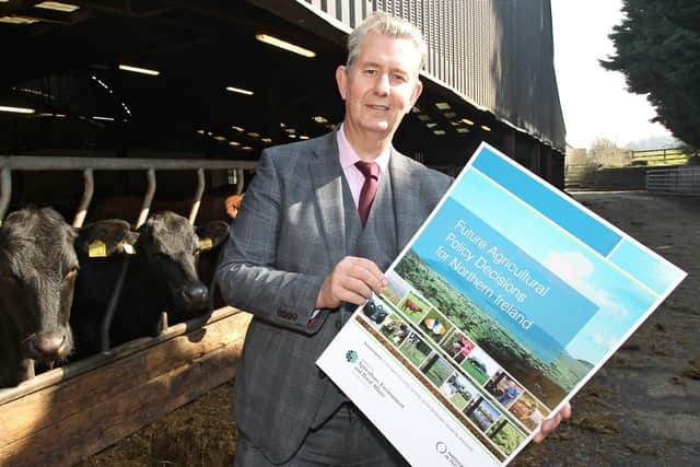 Agriculture Minister Edwin Poots
