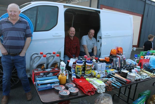 John Murray Hardware from Rathfriland did a good trade with his stall at the tractor run last Saturday