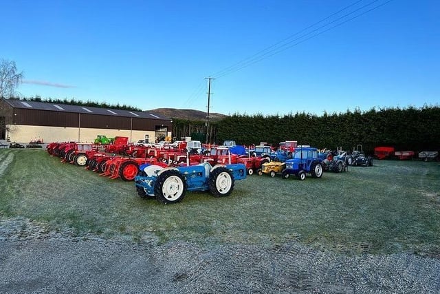 Some of the lots to be sold tomorrow