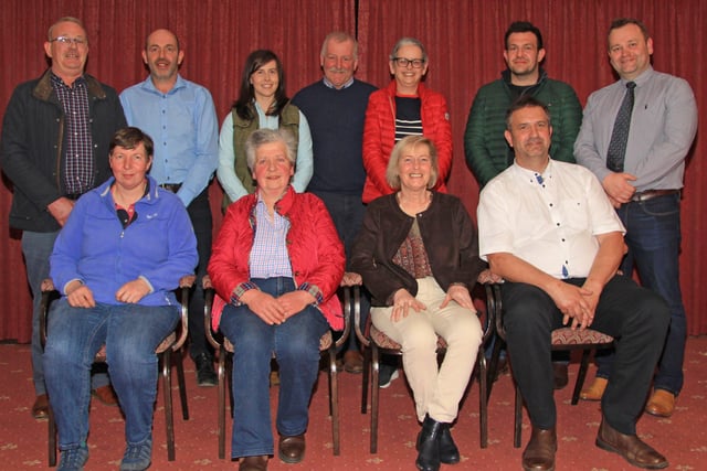 Office bearers and committee members pictured at the NI Aberdeen Angus Club's AGM in Dungannon. Picture: Julie Hazelton