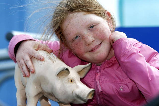 Temaira O'Kane (8) from Claudy.

Day three of Balmoral Show, Ireland’s largest Agricultural Show, Belfast. 18 May 2007. Picture: Diane Magill