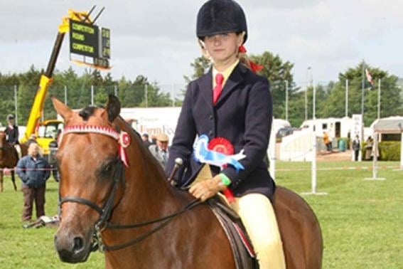 Eirin Corbett won her class on Moluccas Moonlight Mace and was Reserve Show Pony Champion in 2007