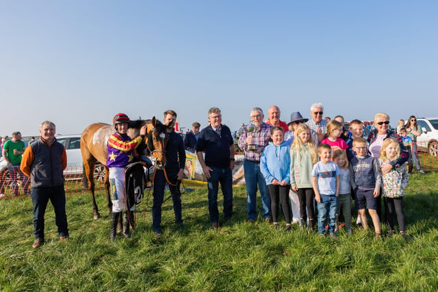 Winning horse from race four at the 2022 Route Hunt point to point at Portrush - Vaucelet