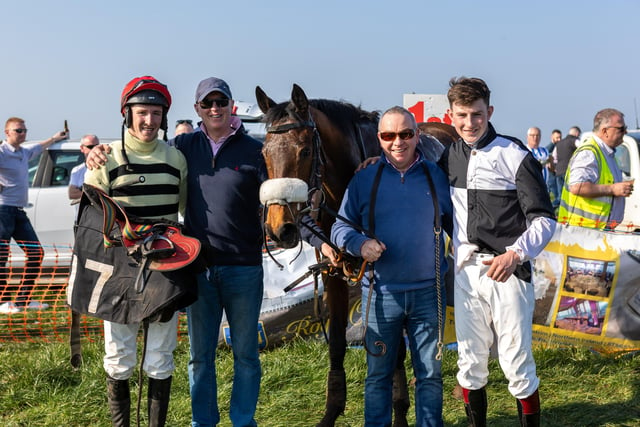 Winning horse from race 3 at the 2022 Route Hunt point to point at Portrush - Winnie Woodnutt
