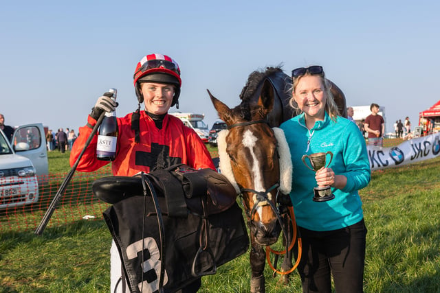 Winning horse from race 6 at the 2022 Route Hunt point to point at Portrush - Beyond Redemption