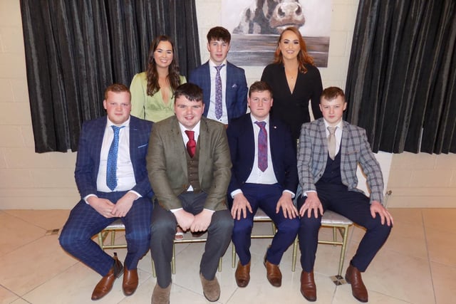 Clogher Valley YFC pictured at the annual Tyrone YFC efficiency awards, which took place at Glenpark Estate