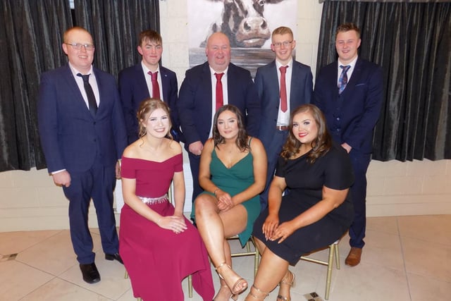 Newtownstewart YFC pictured at the annual Tyrone YFC efficiency awards, which took place at Glenpark Estate