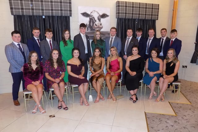 Seskinore YFC pictured at the annual Tyrone YFC efficiency awards, which took place at Glenpark Estate