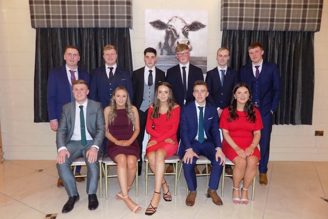 Derg Valley YFC pictured at the annual Tyrone YFC efficiency awards, which took place at Glenpark Estate