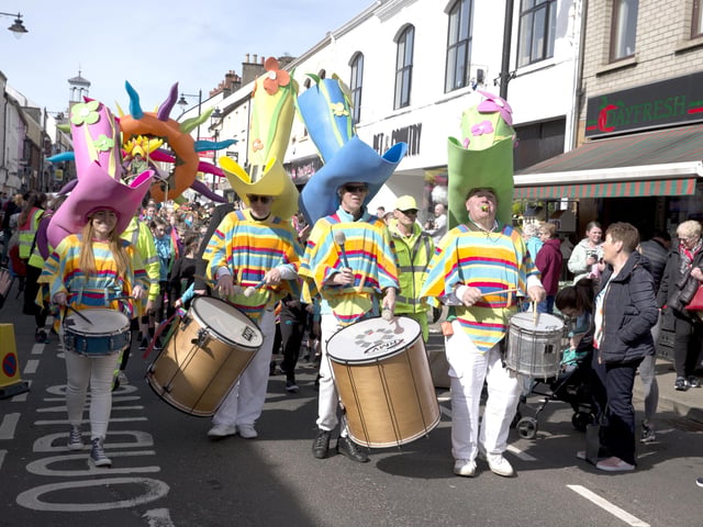Hundreds turned out to the spring fair in Ballymoney on Saturday, the first major event held by Causeway Coast and Glens Borough Council since the covid Pandemic. PICTURE KEVIN MCAULEY/MCAULEY MULTIMEDIA