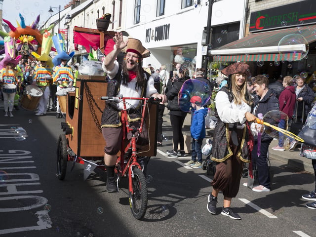 Hundreds turned out to the spring fair in Ballymoney on Saturday, the first major event held by Causeway Coast and Glens Borough Council since the covid Pandemic. PICTURE KEVIN MCAULEY/MCAULEY MULTIMEDIA