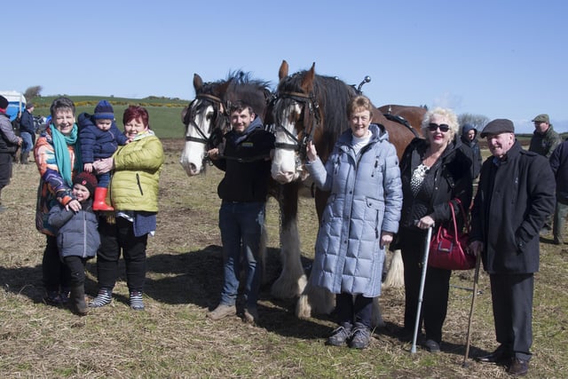 Cllr Joan Baird and friends pictured at Ballycastle and District ploughing match on Saturday. PICTURE KEVIN MCAULEY/MCAULEY MULTIMEDIA