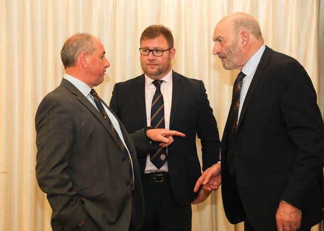 Stephen Hughson CEO Royal Welsh Show, Alan Laidlaw CEO Royal Highland & Agricultural Society of Scotland and Richard Cooksley National Secretary of CARAS.