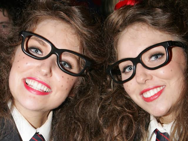 Faith Hawthorne and Ingrid Dickson, from Newtownhamilton, pictured at the St Trinian's night disco held at the Coach in Banbridge, organised by Artana YFC in 2009. Picture Steven McAuley/Kevin McAuley Photography Multimedia.