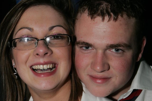 Richard Hamill and Jenna Flynn pictured at the St Trinian's night disco held at the Coach in Banbridge organised by Artana YFC in 2009. Picture Steven McAuley/Kevin McAuley Photography Multimedia.