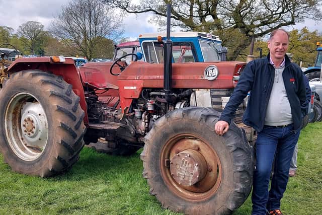 William Agnew, from Maghera, pictured at the Shanes Castle Steam Rally with his Massey Ferguson 188 4x4 Muti Power. It is believed to be the only one left in Northern Ireland.