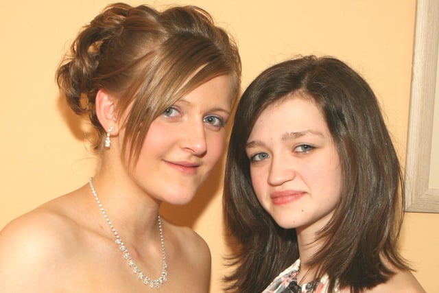 Kathy Irvine and Chelsey Thomson at the 2007 ball. Image: Kevin McAuley