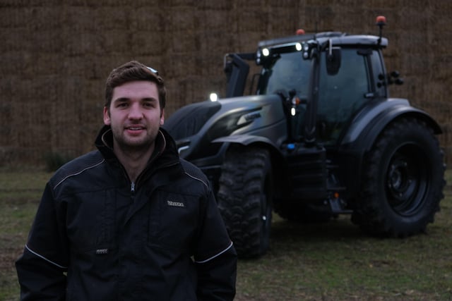 Main contributor Seth Rawlings in front of the 5th generation Valtra T235. Image: Raw Cut Television